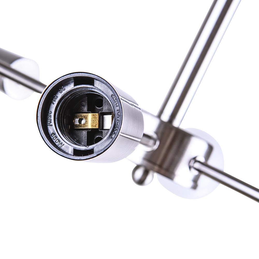 Sputnik Chandelier for Semi-Recessed Installation