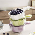 KitchenSeed – 2-Layer Drain Basket for Easy Washing & Water Separation