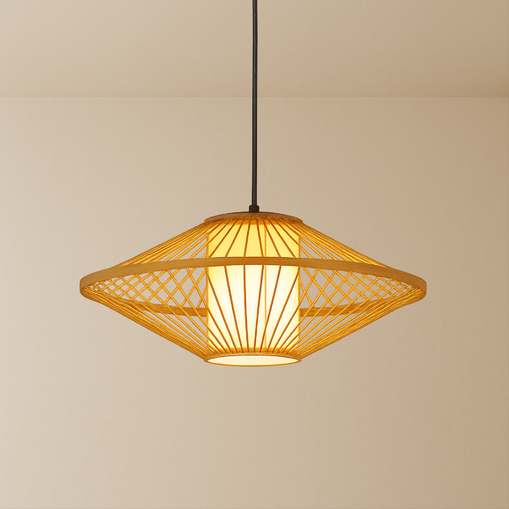 Japanese Bamboo Hanging Lamp