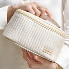 Velaviva Cosmetic Bag Travel | Elegant & Water-Resistant | PU Leather | Plenty of Space & Protection for Your Beauty Essentials