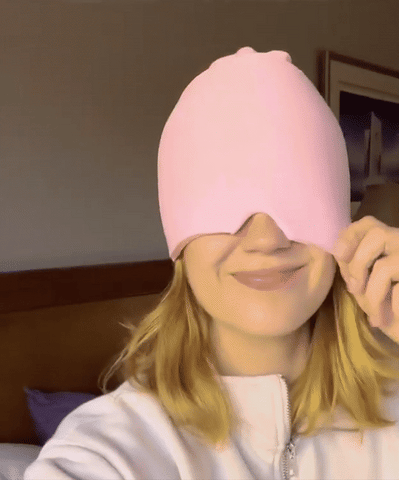 HeadRelax Warm-Cold Therapy Mask – Relieves Migraine & Headache Immediately