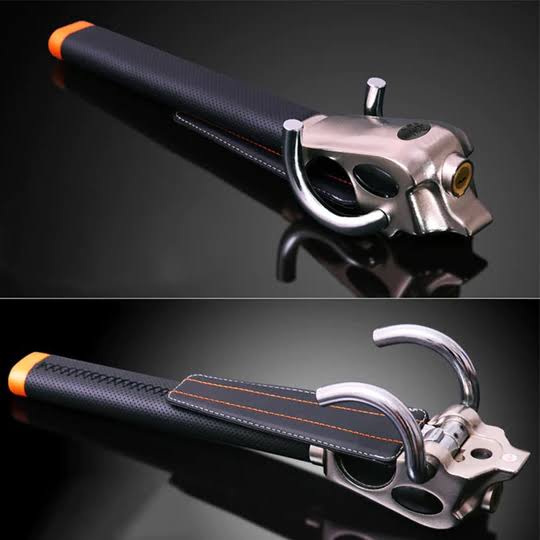 Adjustable Steering Wheel Lock with Triple Locking – Strong Theft Protection
