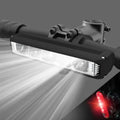 Powerful bicycle front light 1400 lumens - USB rechargeable and weatherproof