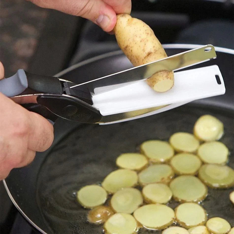 2-in-1 Kitchen Knife Cutting Board