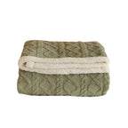 Stylish Winter Blanket Made of Thick Lamb's Wool with an Elegant Accent