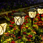 Stylish and energy-efficient outdoor space lamps