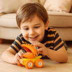 PUSH & DRIVE DINO MONSTER TRUCKS