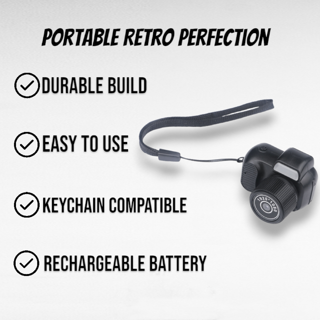 Portable mini camera