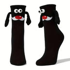 Magnetic Socks Winter Edition Couple Hand in Hand Socks