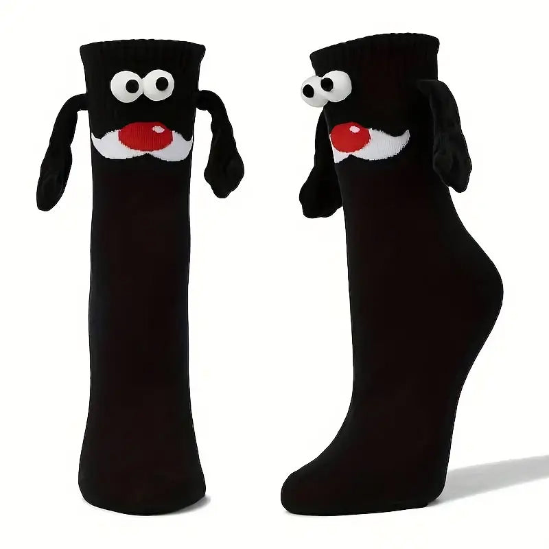 Magnetic Socks Winter Edition Couple Hand in Hand Socks