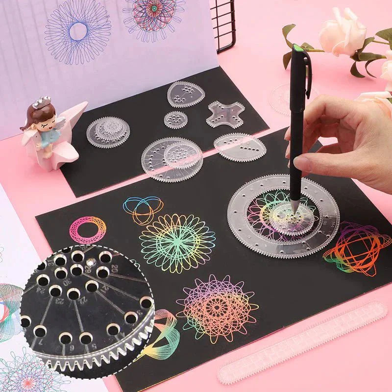 Spirograph Drawing Set - Artistic Precision - Dazzling Creations!