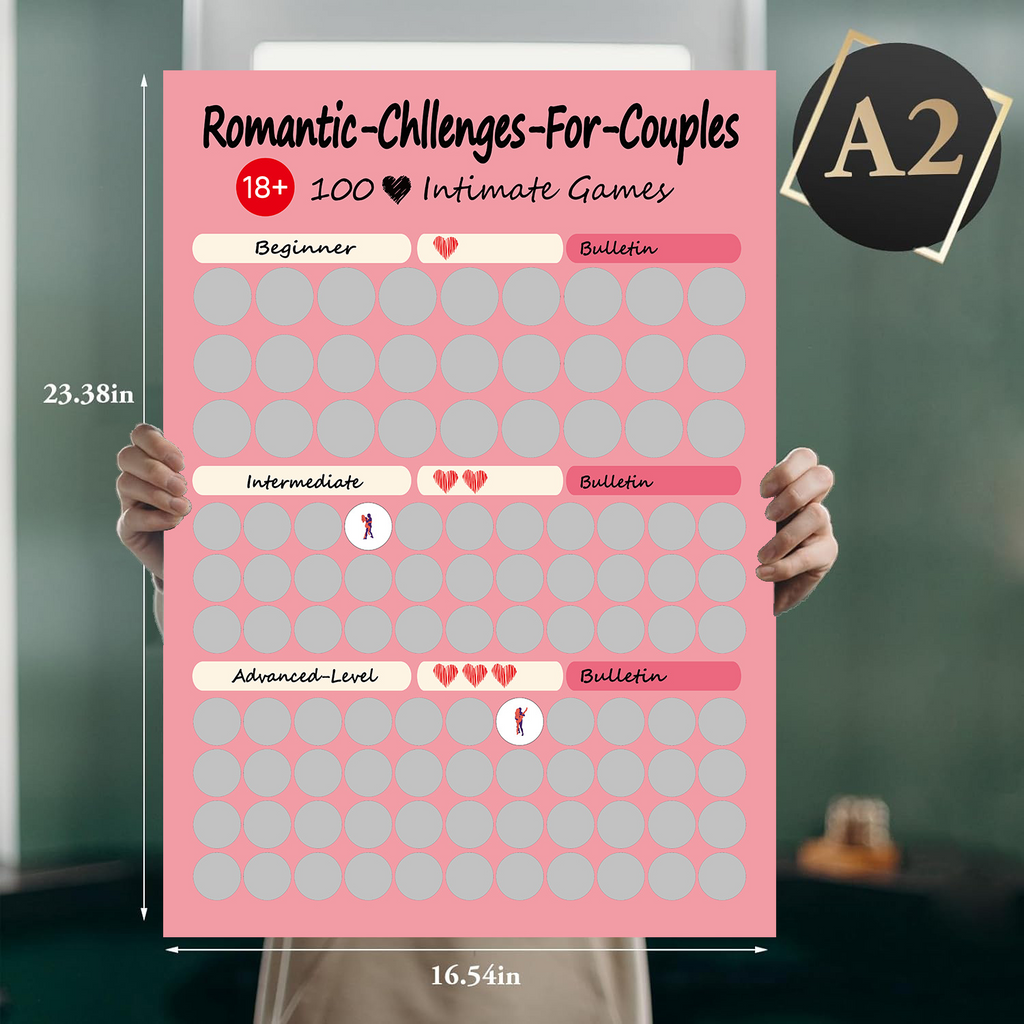 Couples' Adventure Scratch Poster