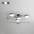 Contemporary Round Iron LED Chandelier | Energy-Efficient. Stylish Lighting for Living Rooms. Dining Areas & Entryways