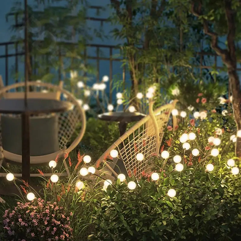 The Magic of the Solar Lamp with Firefly Effect