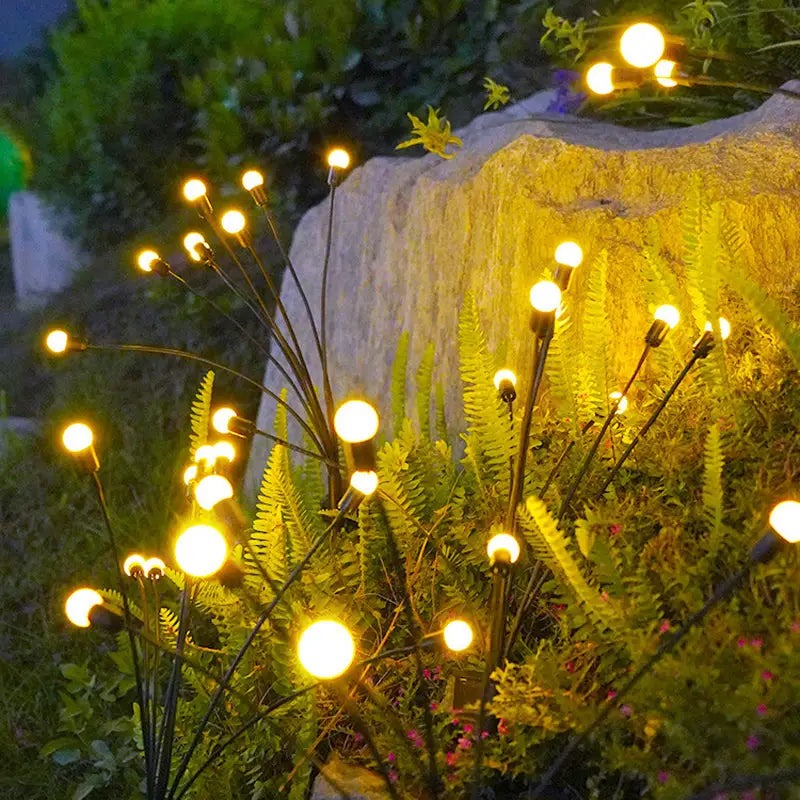 The Magic of the Solar Lamp with Firefly Effect