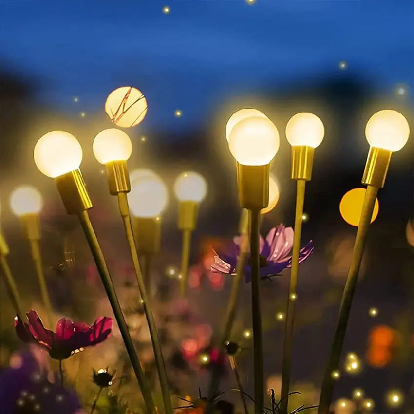 The Magic of the Solar Lamp with Firefly Effect