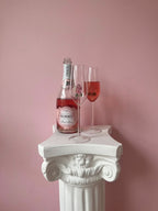 La Vie En Rose | Champagne Glass - Handmade