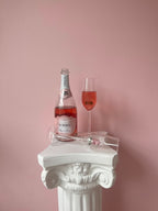 La Vie En Rose | Champagne Glass - Handmade