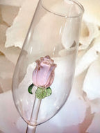La Vie En Rose | Champagne Glass - Handmade