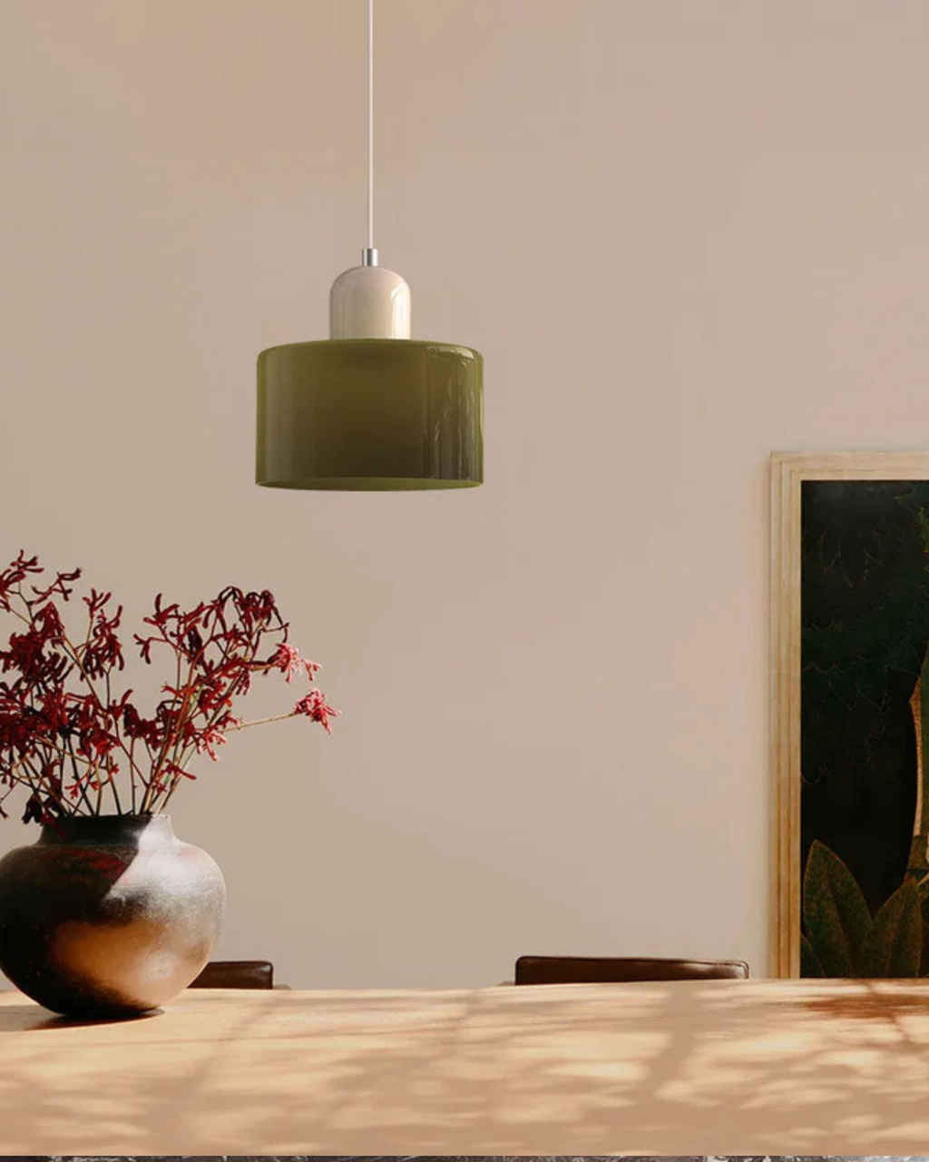 Elegant Pendant Lamp with a Sculptural Silhouette