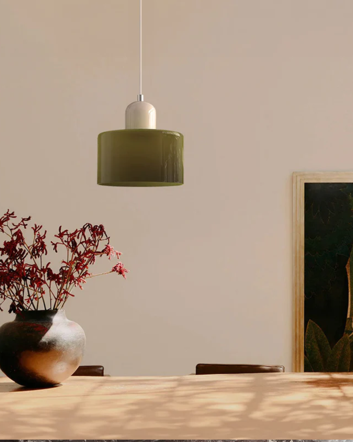 Elegant Pendant Lamp with a Sculptural Silhouette