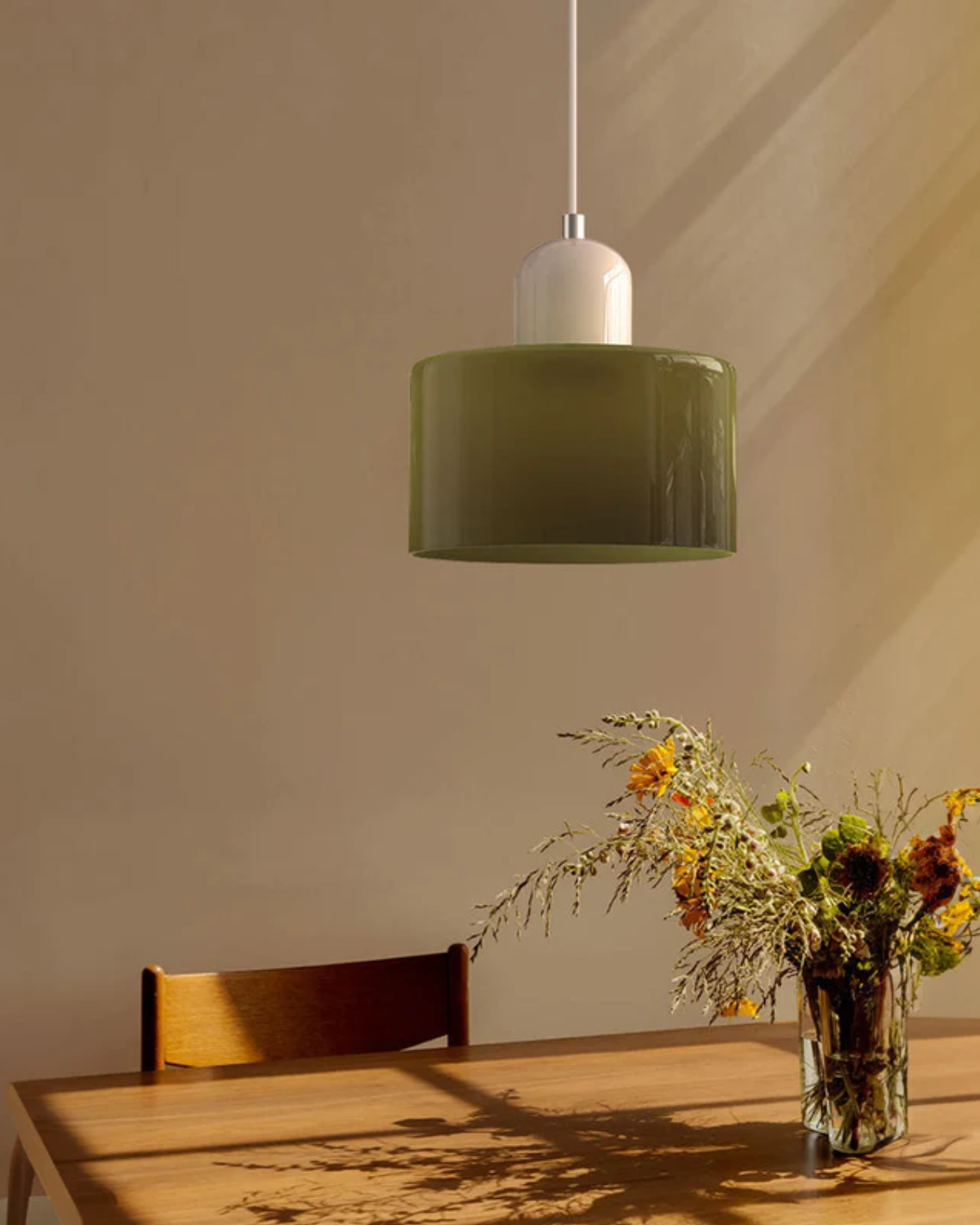 Elegant Pendant Lamp with a Sculptural Silhouette