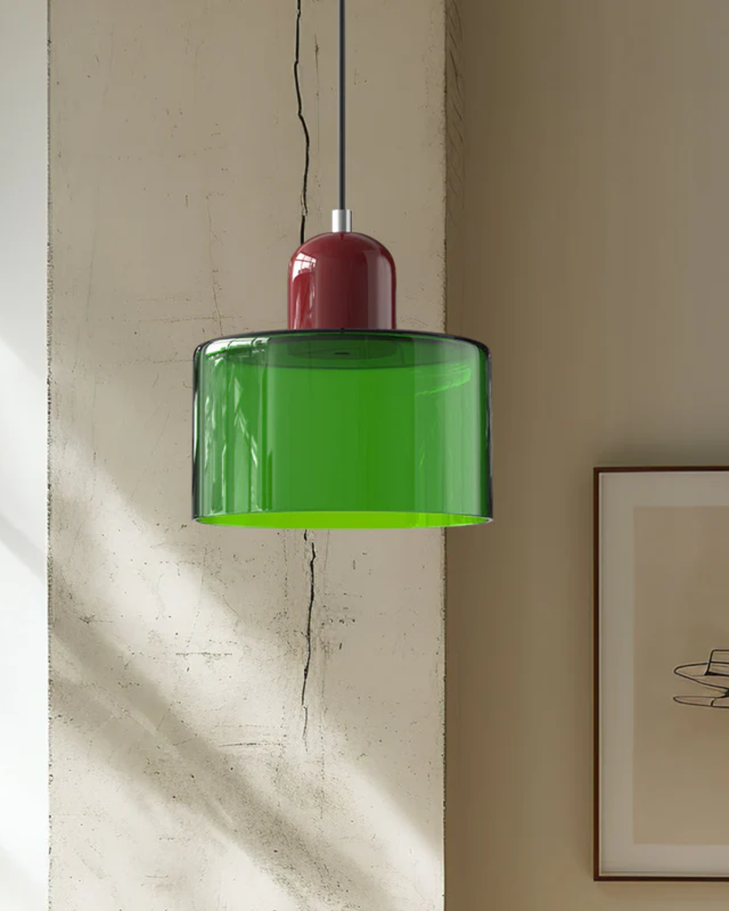 Elegant Pendant Lamp with a Sculptural Silhouette