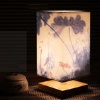 Paper Table Lamp | Japanese Scandinavian Style | Warm Light