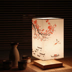 Paper Table Lamp | Japanese Scandinavian Style | Warm Light