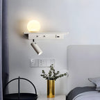 GlowPort – USB Wall Light with Adjustable Light and Smart Charging