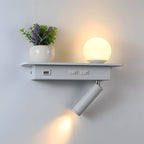 GlowPort – USB Wall Light with Adjustable Light and Smart Charging