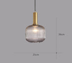 Retro Glass Pendant Lamp - ColorVibe