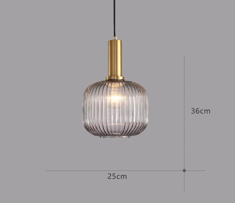 Retro Glass Pendant Lamp - ColorVibe