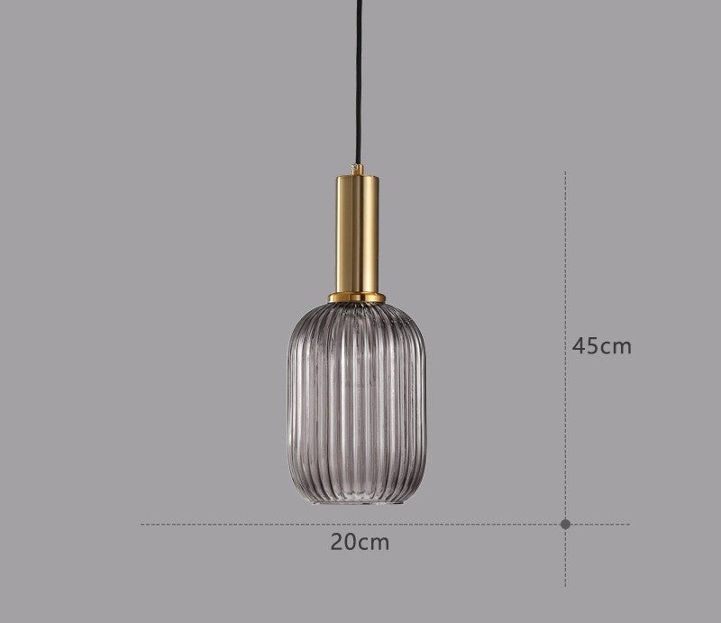 Retro Glass Pendant Lamp - ColorVibe