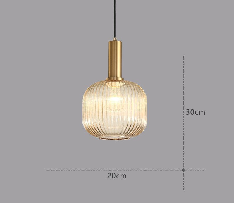 Retro Glass Pendant Lamp - ColorVibe