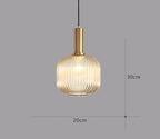 Retro Glass Pendant Lamp - ColorVibe