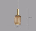 Retro Glass Pendant Lamp - ColorVibe