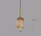 Retro Glass Pendant Lamp - ColorVibe
