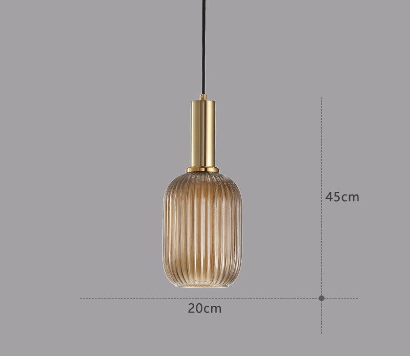 Retro Glass Pendant Lamp - ColorVibe