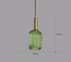 Retro Glass Pendant Lamp - ColorVibe