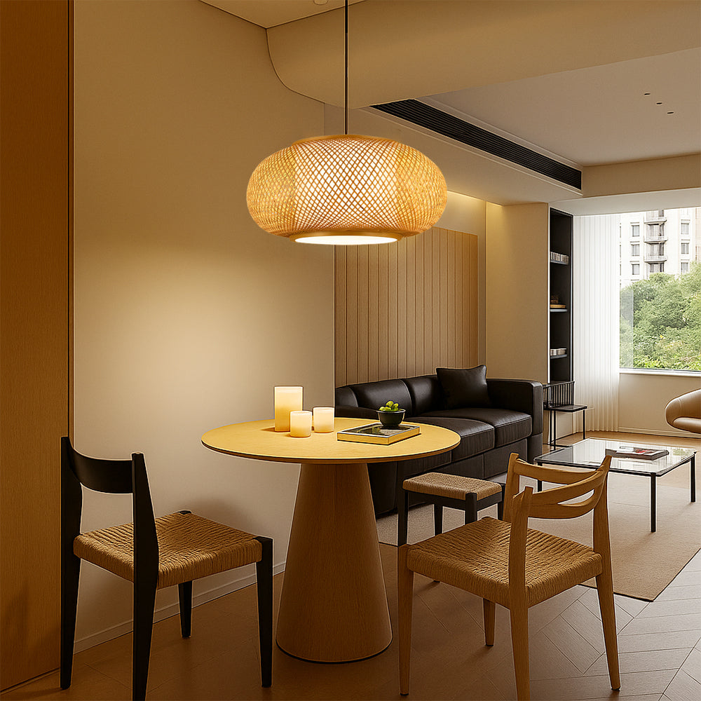 Bamboo Pendant Lamp with Natural Design
