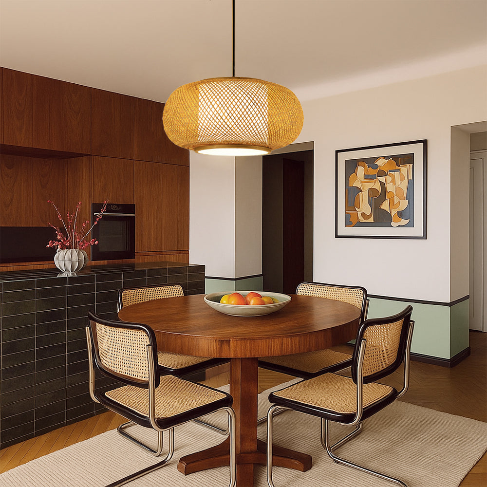 Bamboo Pendant Lamp with Natural Design