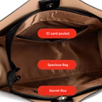 Large Leather Handbag with Royal Capacity - DailyLux