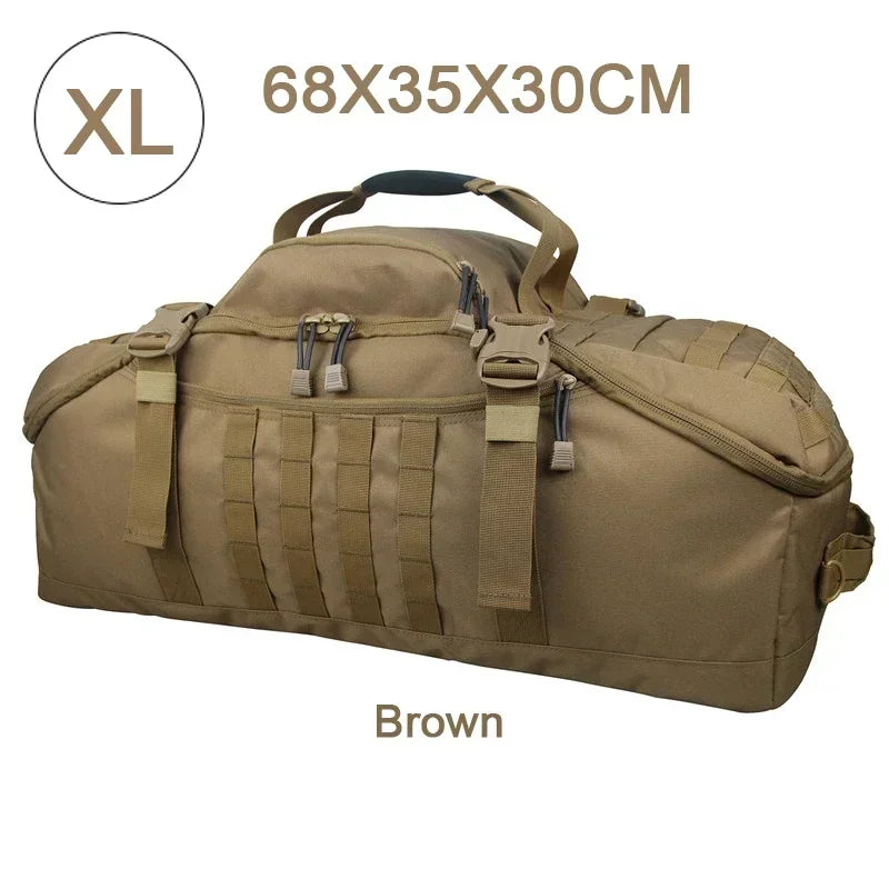 Large Tactical Travel Bag and Backpack - TrailTrek Duffle