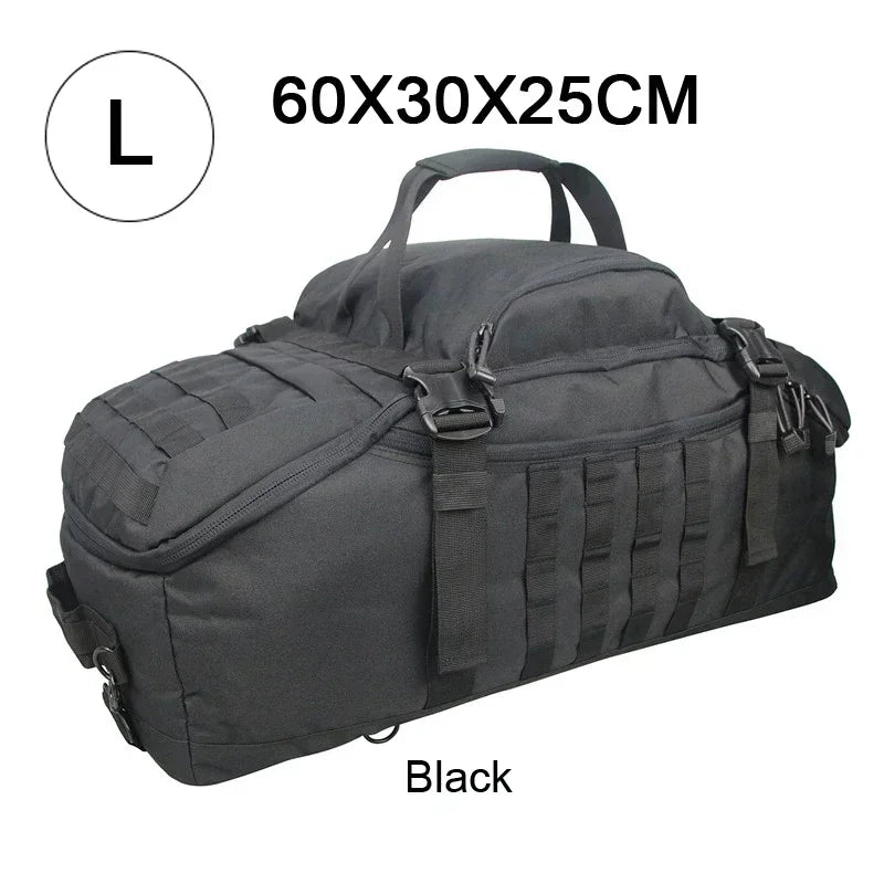 Large Tactical Travel Bag and Backpack - TrailTrek Duffle