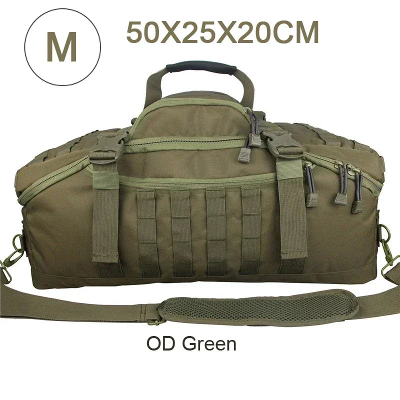Large Tactical Travel Bag and Backpack - TrailTrek Duffle
