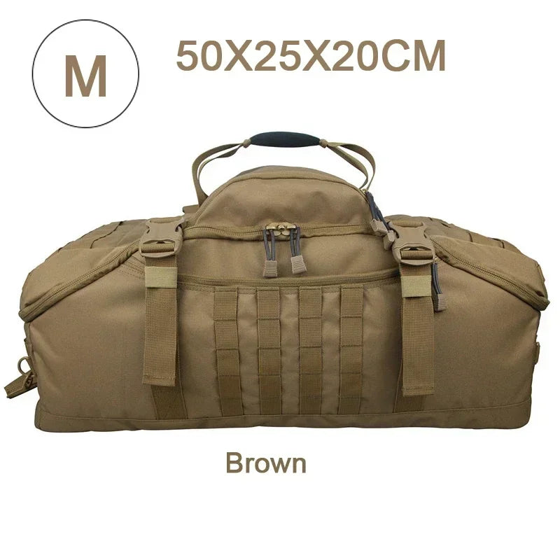 Large Tactical Travel Bag and Backpack - TrailTrek Duffle