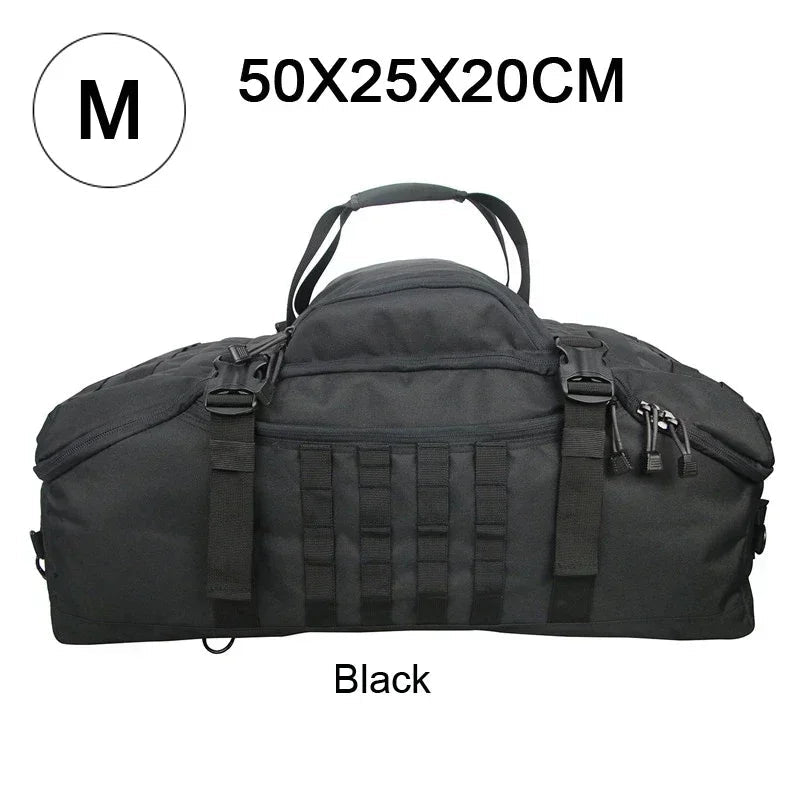 Large Tactical Travel Bag and Backpack - TrailTrek Duffle