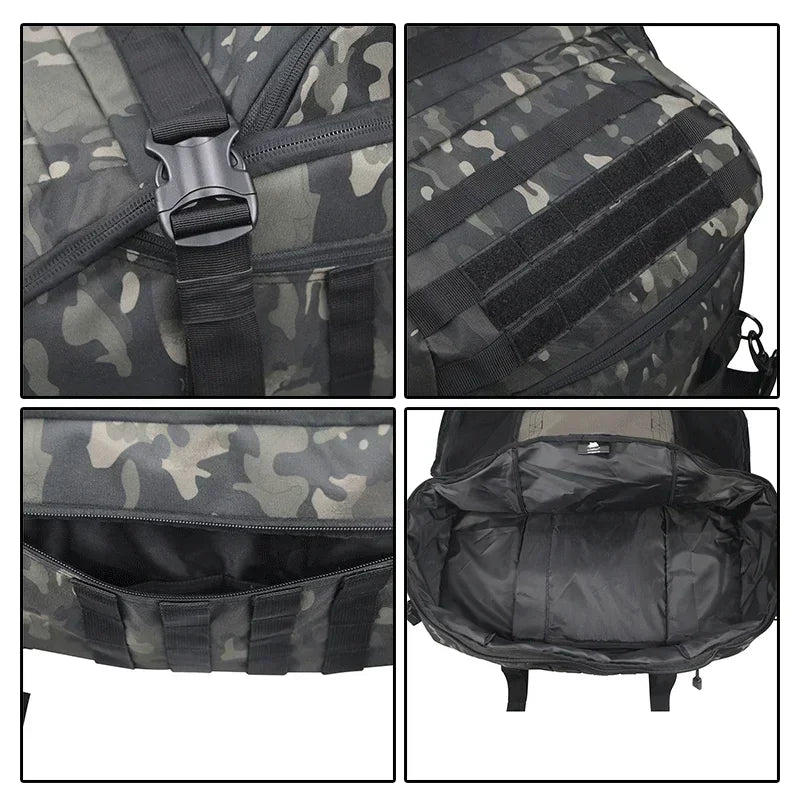 Large Tactical Travel Bag and Backpack - TrailTrek Duffle
