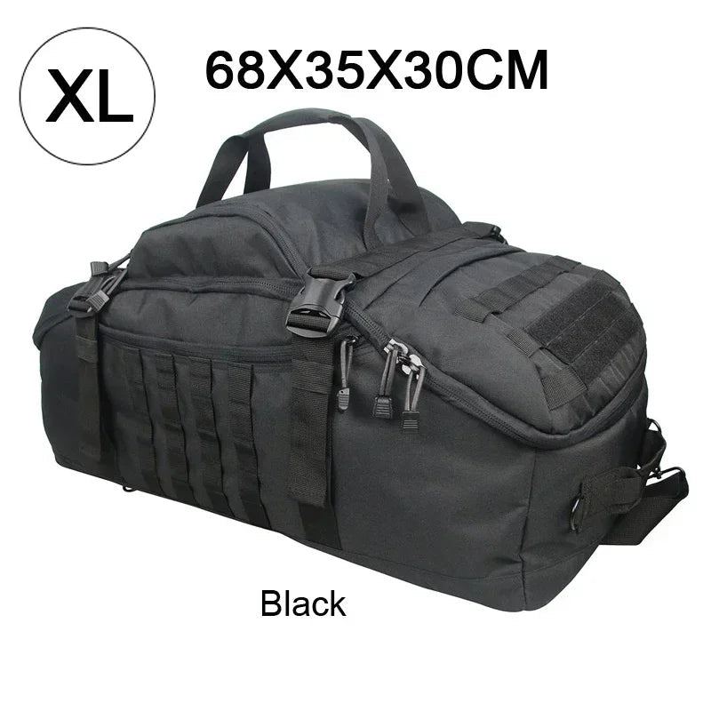 Large Tactical Travel Bag and Backpack - TrailTrek Duffle